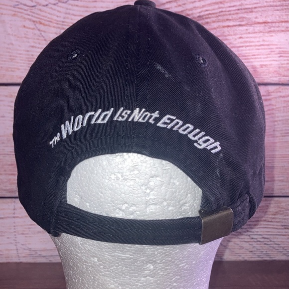 Vintage 007 James Bond “The World Is Not Enough”  Movie Promo Hat Black - Picture 4 of 11